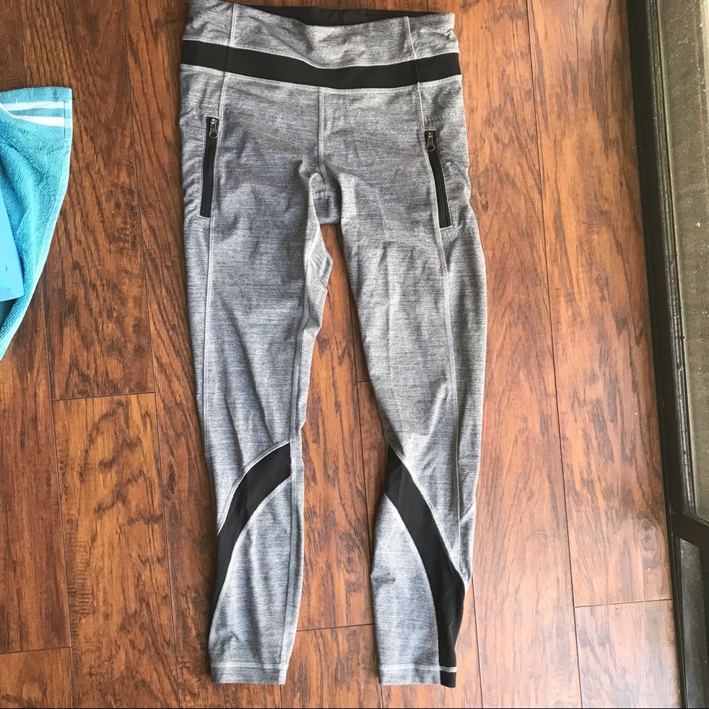 Lululemon womens 6 leggings with pockets mid rise
